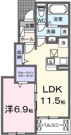 蓮田駅 徒歩24分 1階の物件間取画像